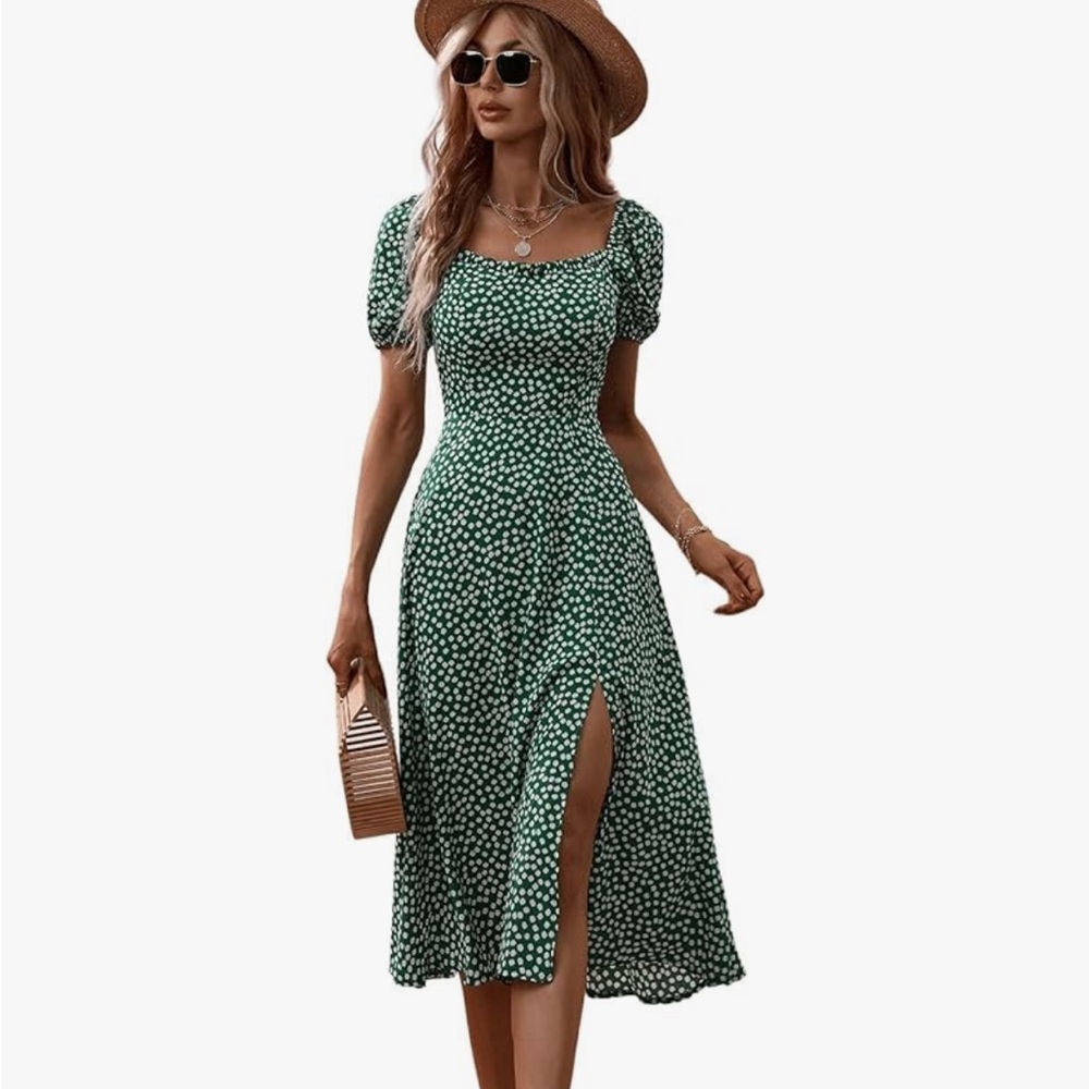 NWOT boho milkmaid dress